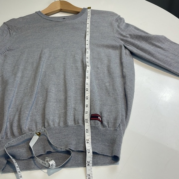 Helly Hansen Merino Wool Grey Sweater Size Small - Picture 6 of 8